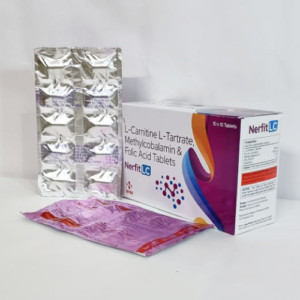 L- Carnitine L- Tartrate, Methycobalamin & Folic Acid Tablets