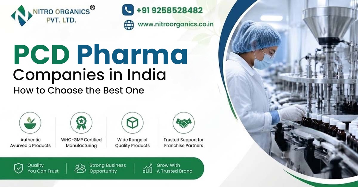 Best PCD Pharma Companies in India Nitro Organics